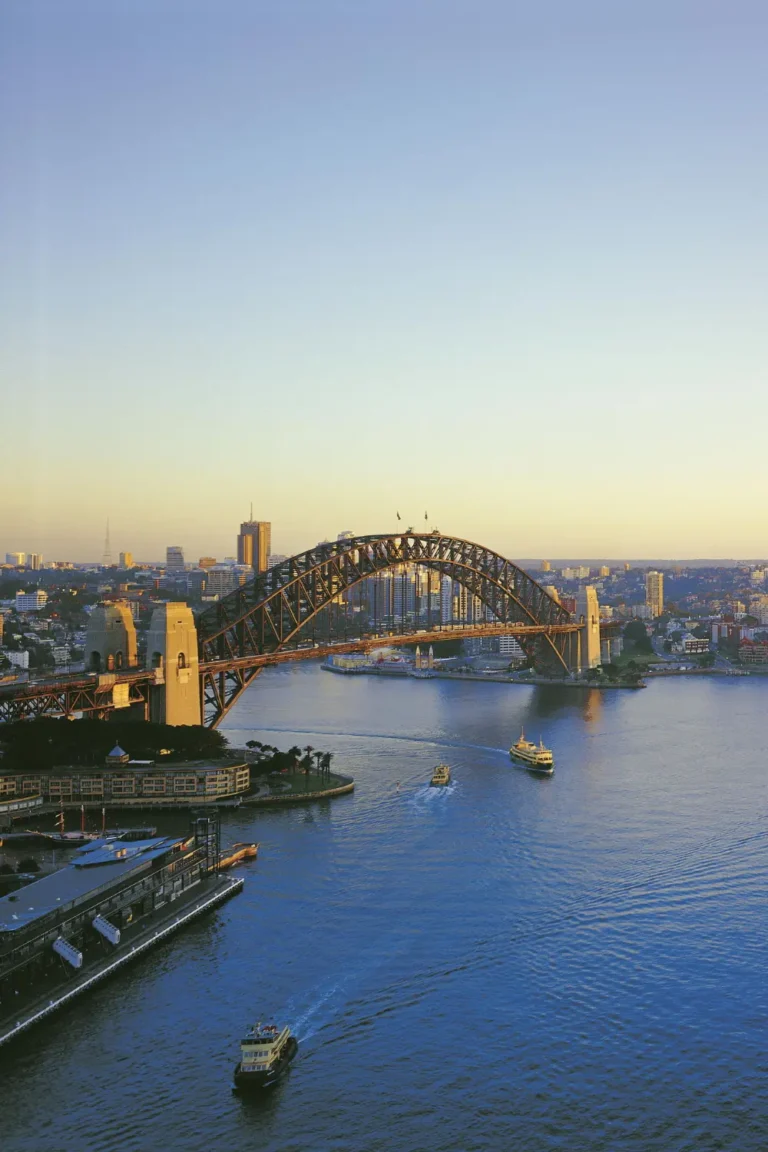 Sydney Harbour Bridge and city skyline